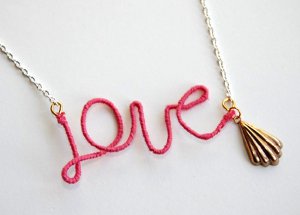 Love Letters DIY Necklace